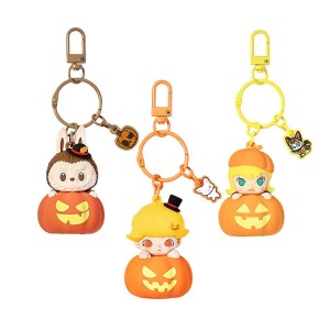 POP MART Happy Halloween Party Series LABUBU Luminous Pumpkin Pendant Molly | 536279-JNL