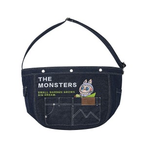 POP MART LABUBU Fall in Wild Denim Tote Bag The Monsters | 293067-ZCB