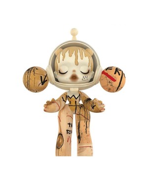 POP MART MEGA α 400% JEAN-MICHEL BASQUIAT Skullpanda | 201378-RIE