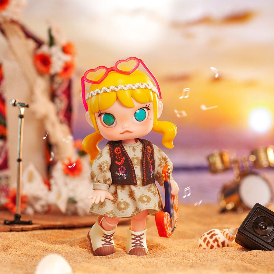 POP MART Beach Music Festival BJD Action Figure Molly | 569072-WRC