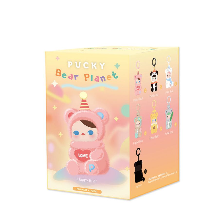 POP MART Bear Planet Series Plush Pendant Blind Box Pucky | 749863-BNL