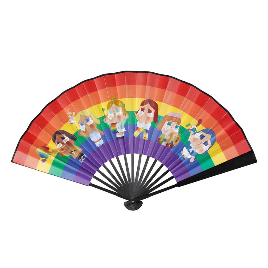 POP MART Cheer Up, Baby! Series Folding Fan Crybaby | 078694-UDM