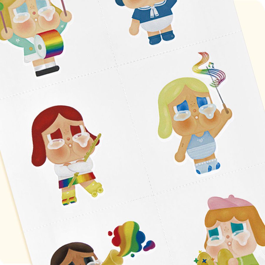 POP MART Cheer Up, Baby! Series Stickers Crybaby | 856472-SEW