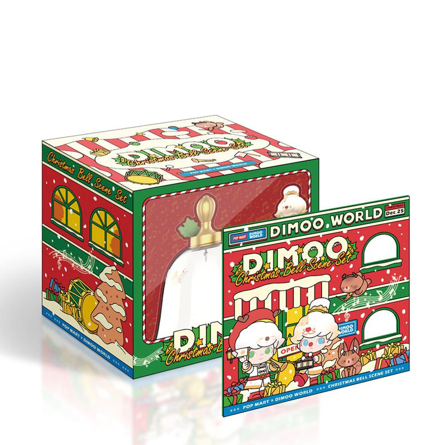 POP MART Christmas Bell Scene Set Dimoo | 742850-RPH