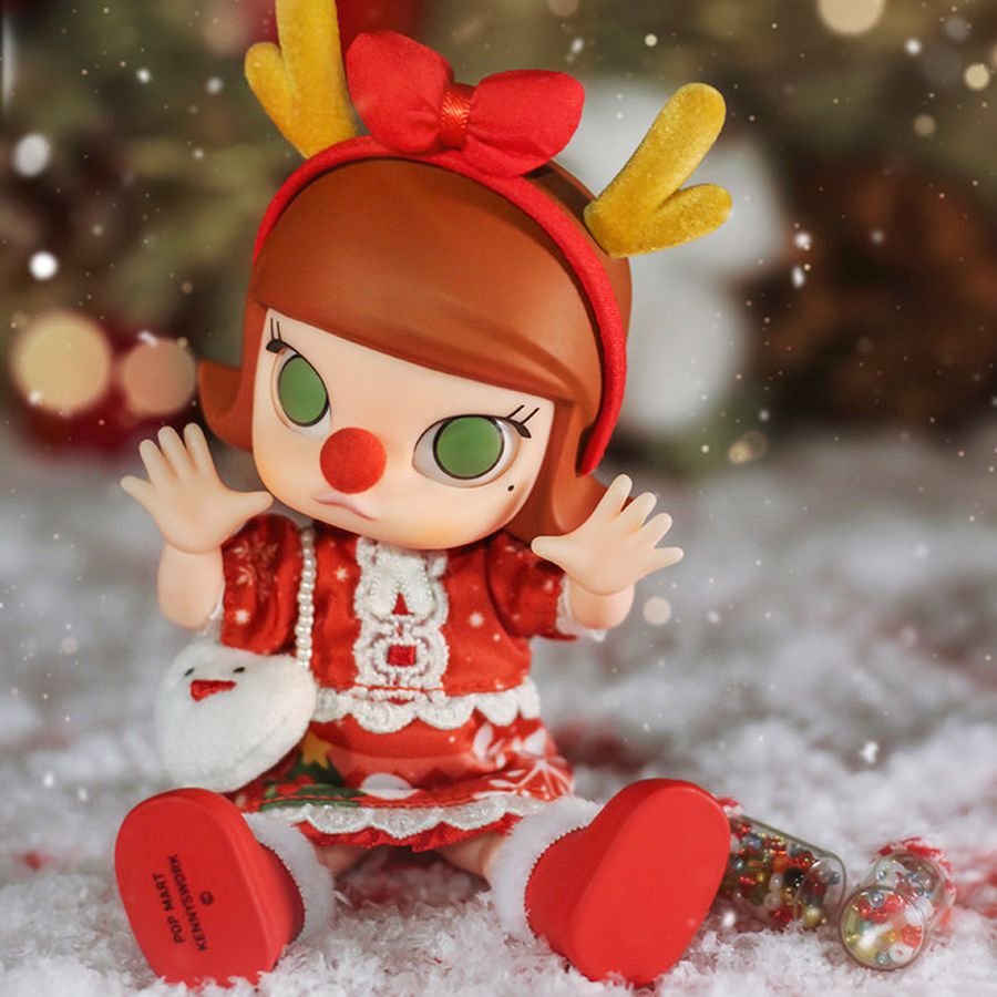 POP MART Christmas Reindeer BJD Doll Collectible Figure Molly | 371625-NGC