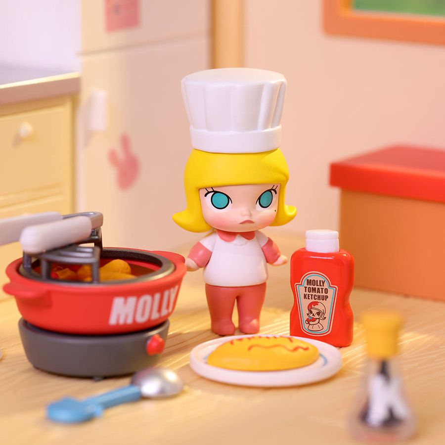 POP MART Cooking Series Prop Blind Box Molly | 916452-MAO