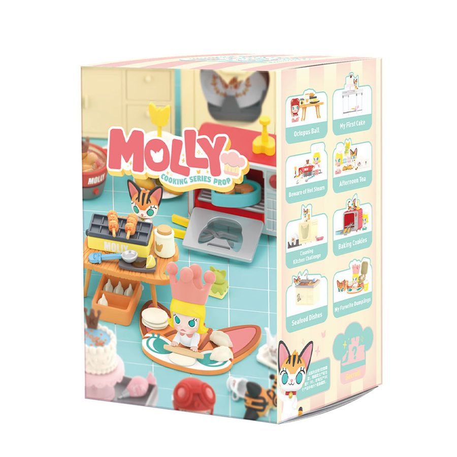 POP MART Cooking Series Prop Blind Box Molly | 916452-MAO