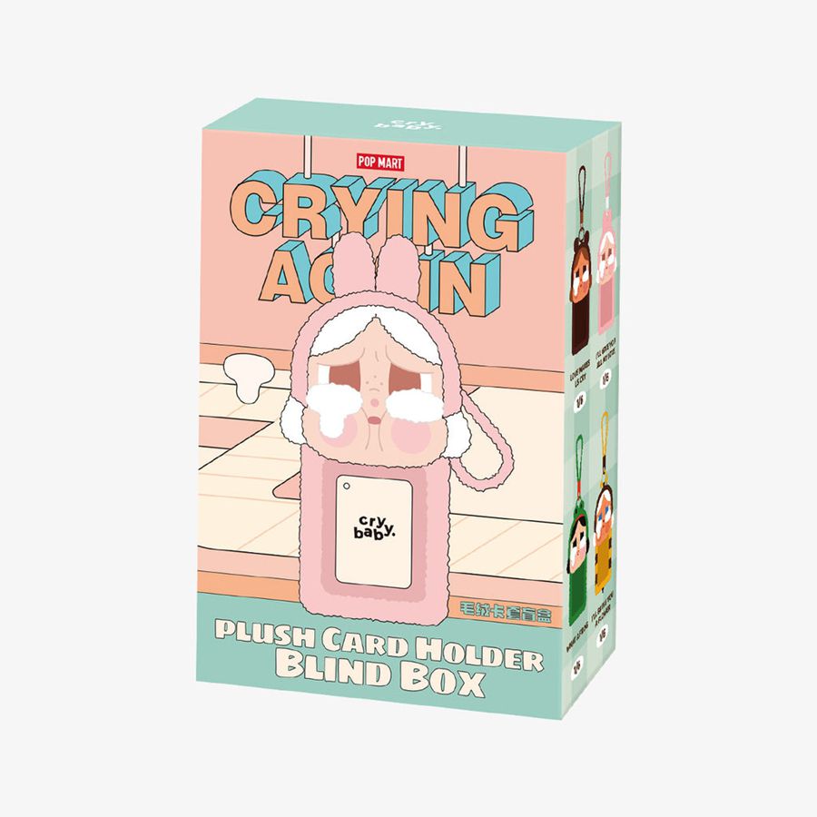 POP MART Crying Again Series Plush Card Holder Blind Box Crybaby | 749105-SFQ