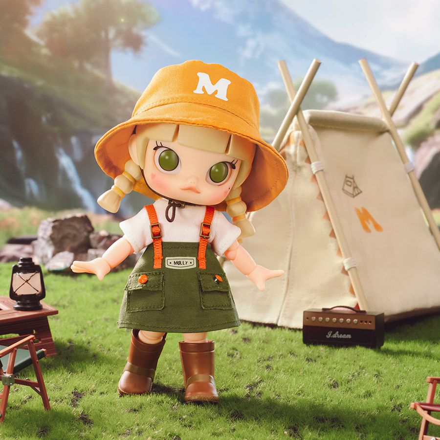 POP MART Go Camping BJD Action Figure Molly | 805312-ROG