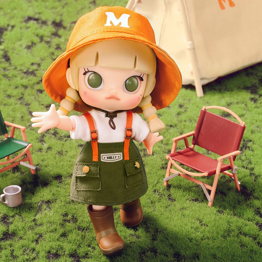 POP MART Go Camping BJD Action Figure Molly | 805312-ROG