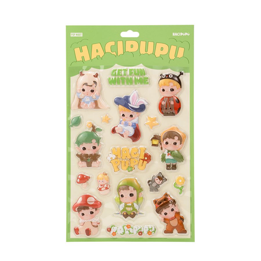 POP MART HACIPUPU Adventures In The Woods Series Stickers Others | 230698-YOM