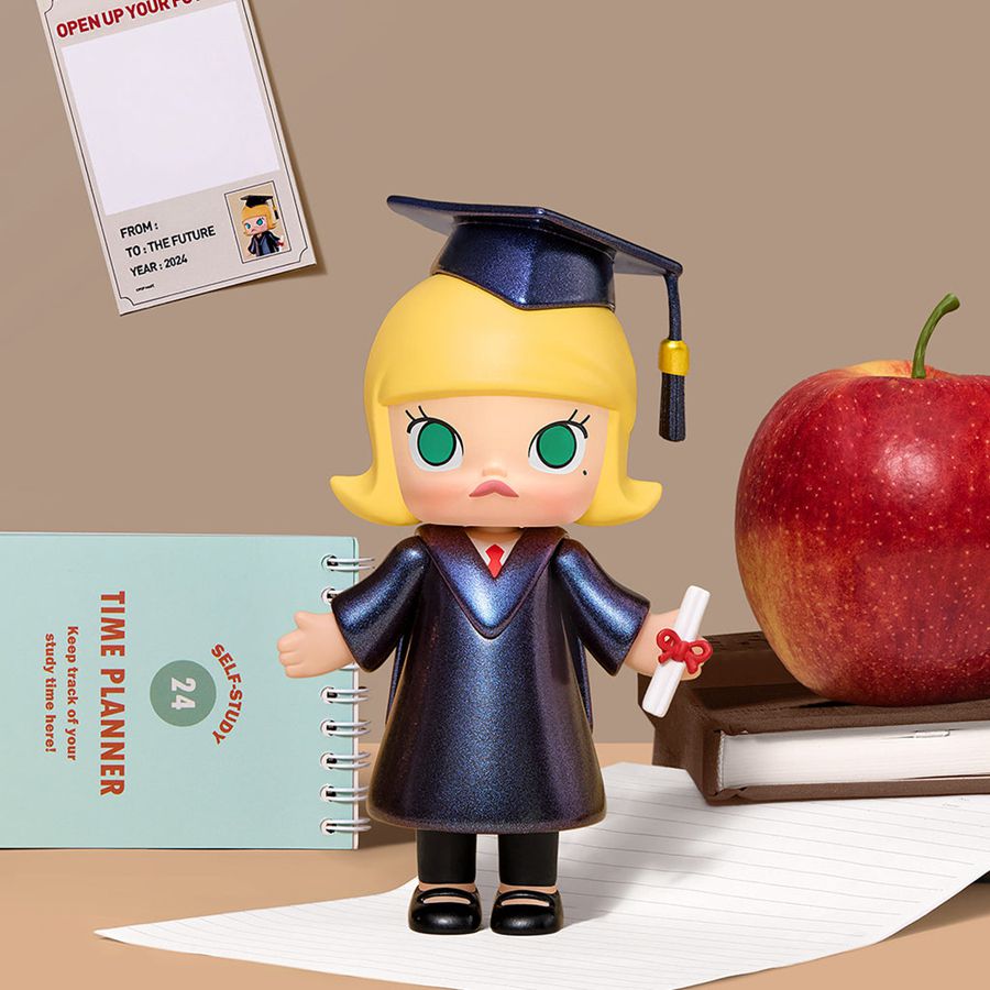 POP MART Happy Graduation 100% Figurine Molly | 981347-YRJ