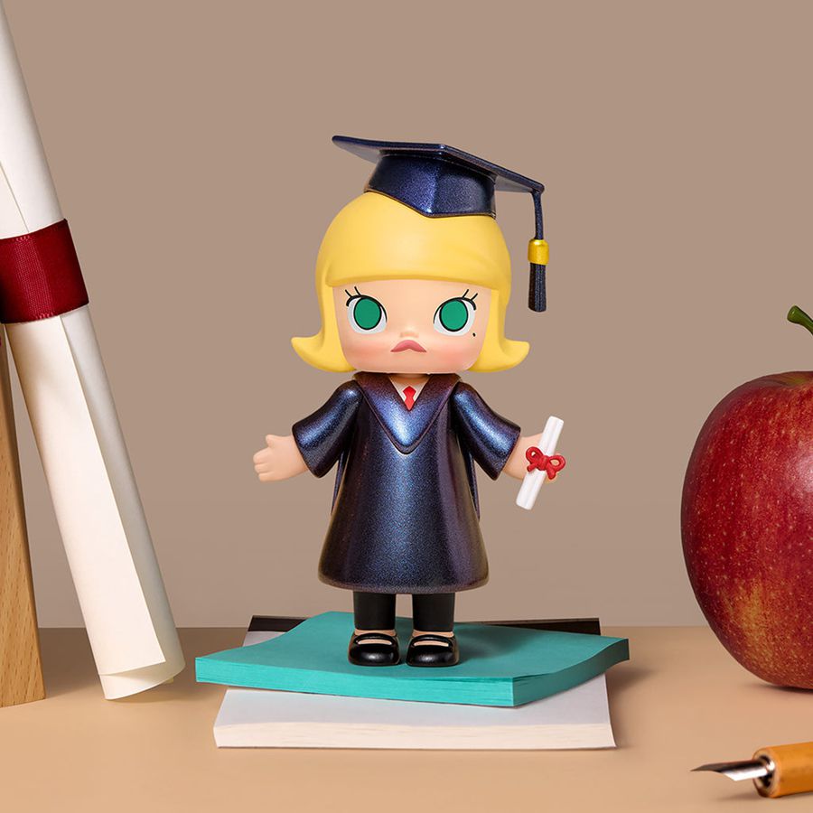 POP MART Happy Graduation 100% Figurine Molly | 981347-YRJ