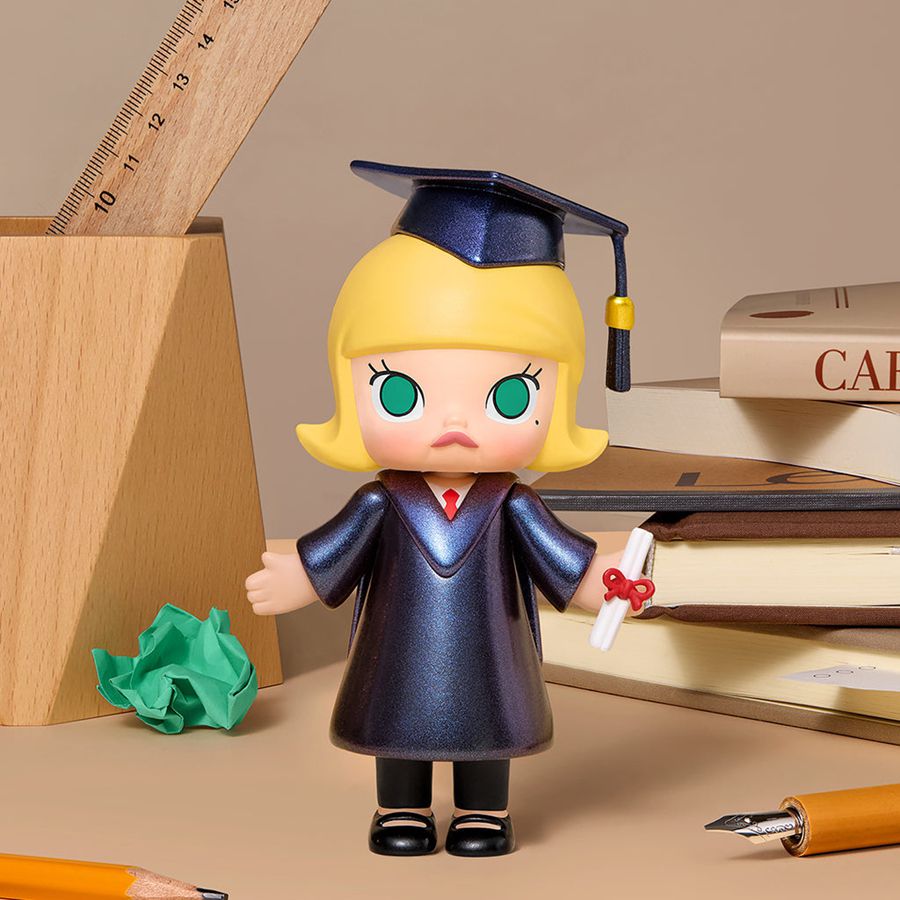 POP MART Happy Graduation 100% Figurine Molly | 981347-YRJ