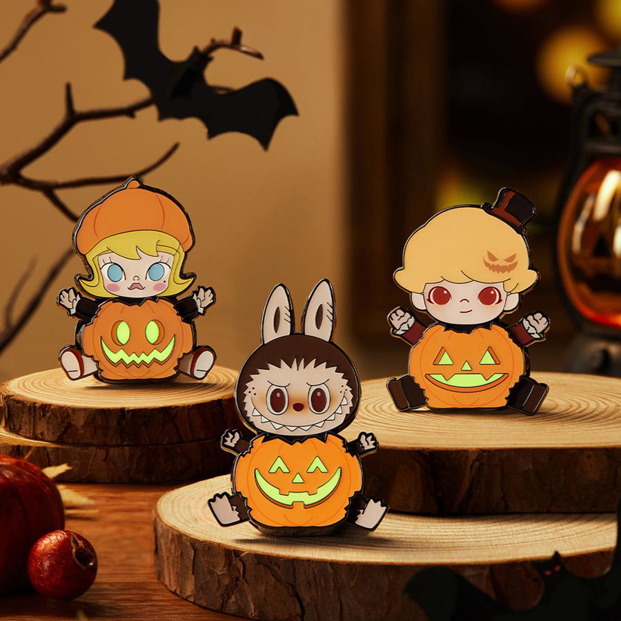 POP MART Happy Halloween Party Series- MOLLY/DIMOO/LABUBU Pumpkin Frid Molly | 248356-EXC