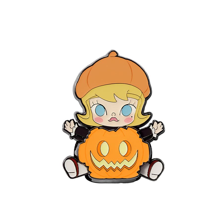 POP MART Happy Halloween Party Series- MOLLY/DIMOO/LABUBU Pumpkin Frid Molly | 248356-EXC