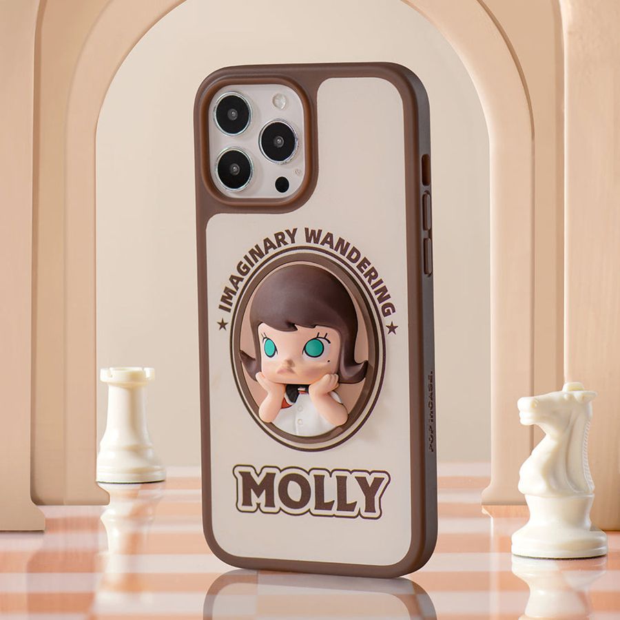 POP MART Imaginary Wandering Series Phone Case for iPhone 14 Pro Molly | 354706-RGJ