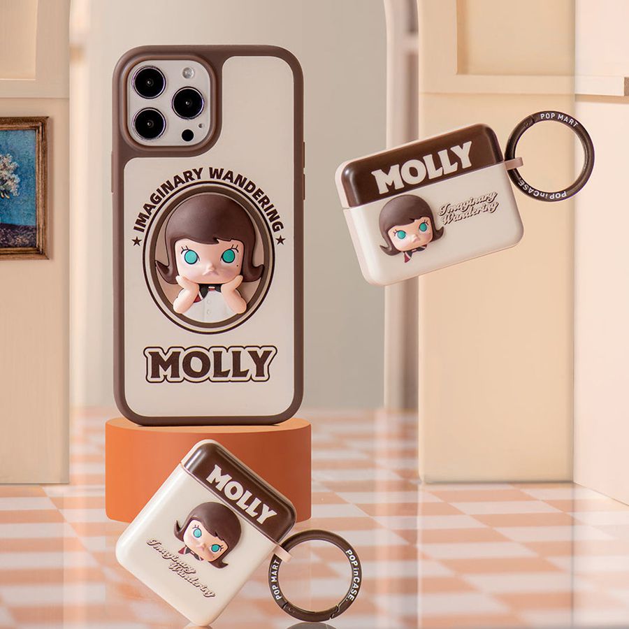 POP MART Imaginary Wandering Series Phone Case for iPhone 14 Pro Molly | 354706-RGJ