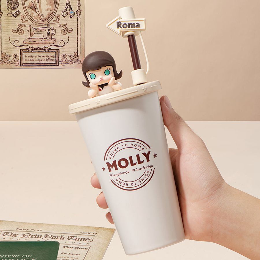 POP MART Imaginary Wandering Series Straw Cup Molly | 748021-NTH