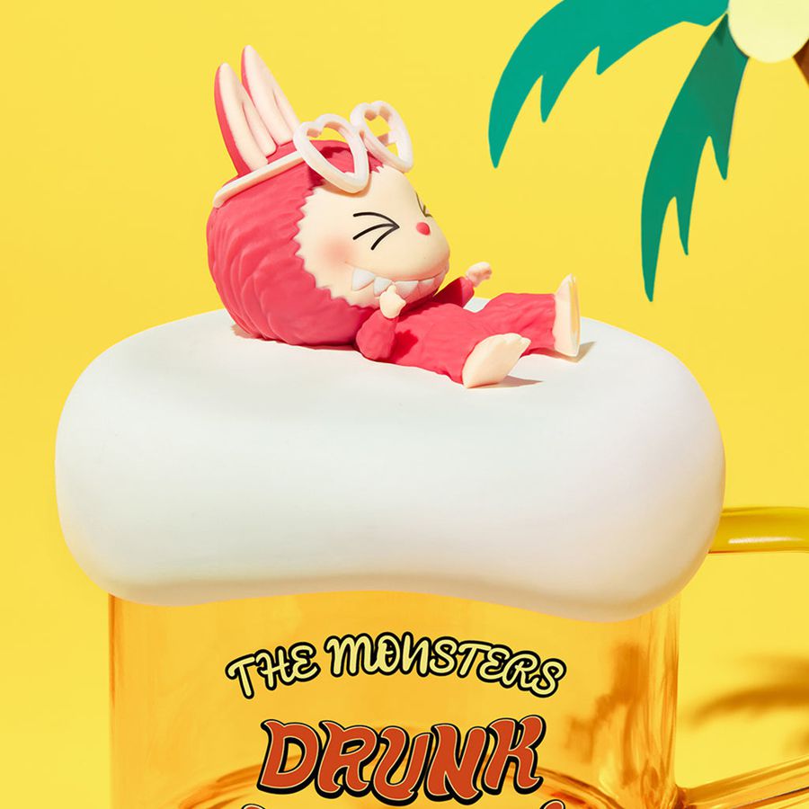 POP MART LABUBU Drunk in Sea Series Glass Cup The Monsters | 491678-DHJ