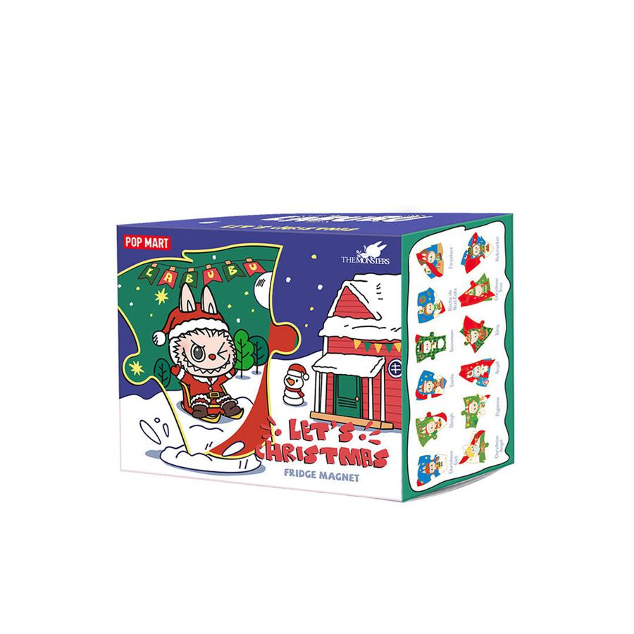 POP MART Let's Christmas Series Puzzle Fridge Magnet Blin The Monsters | 053491-RKU