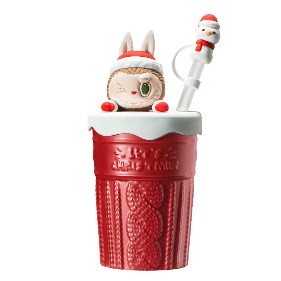 POP MART Let's Christmas Series Straw Cup The Monsters | 261789-HIP