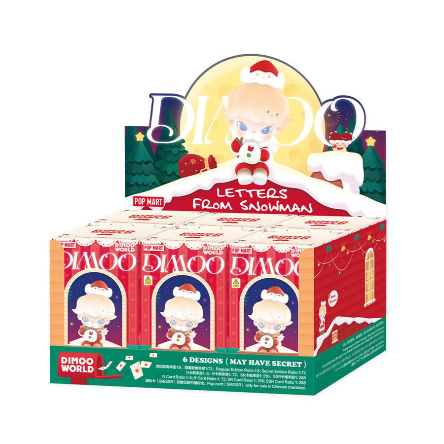 POP MART Letters from Snowman Series Blind Box Dimoo | 580327-TQU