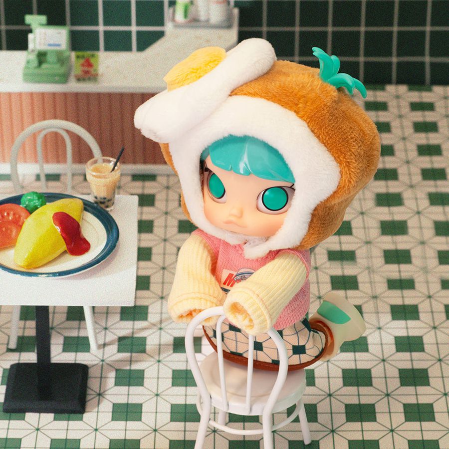 POP MART Little Foodie BJD Action Figure Molly | 281406-HOX