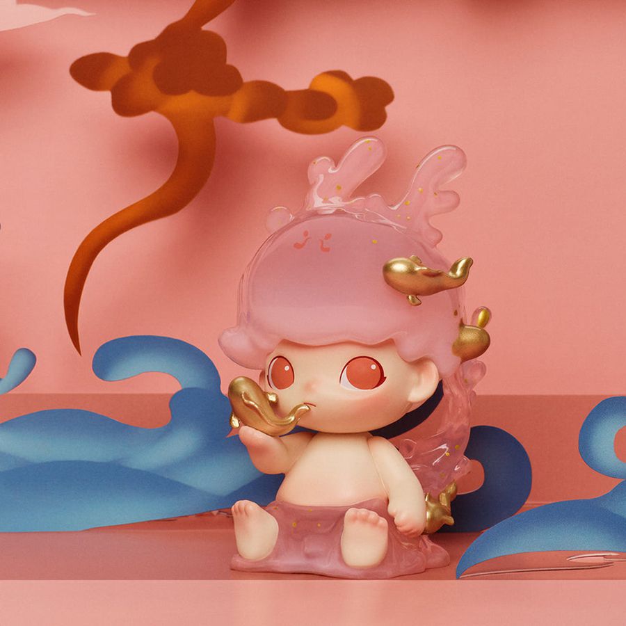 POP MART Loong Presents the Treasure Series Blind Box Skullpanda | 432681-QUN