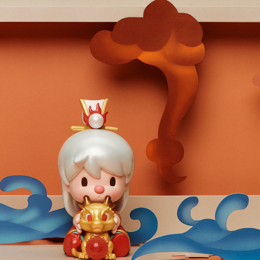 POP MART Loong Presents the Treasure Series Blind Box Molly | 823971-IJM