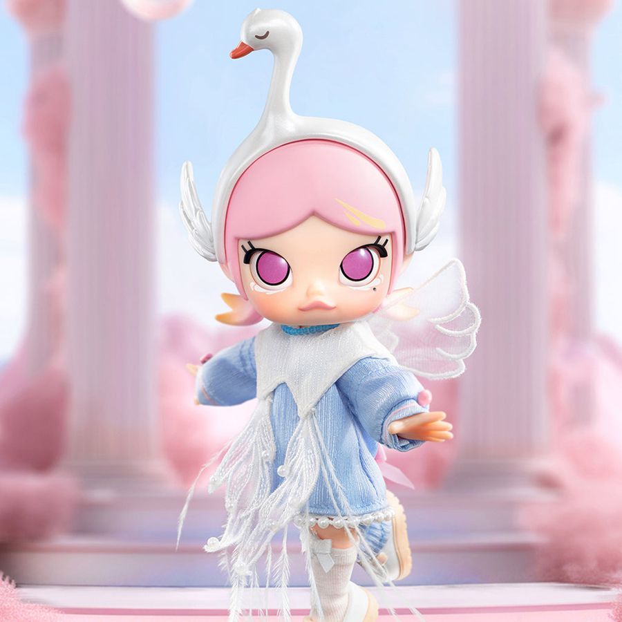 POP MART Metamorphose into Swan BJD Action Figure Doll Molly | 592307-ZYD