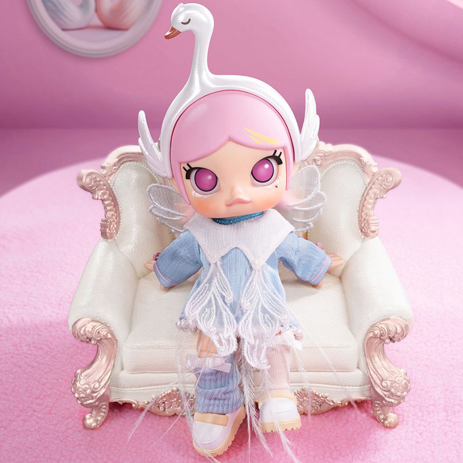 POP MART Metamorphose into Swan BJD Action Figure Doll Molly | 592307-ZYD