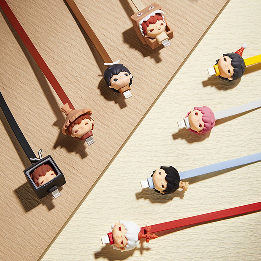 POP MART Mime Series Phone Cable Blind Box Hirono | 194035-CVN