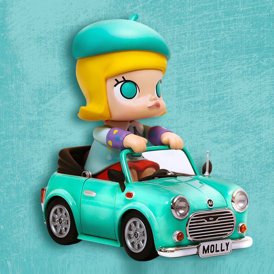 POP MART Mint Car Car 200% Figurine Molly | 723851-IML