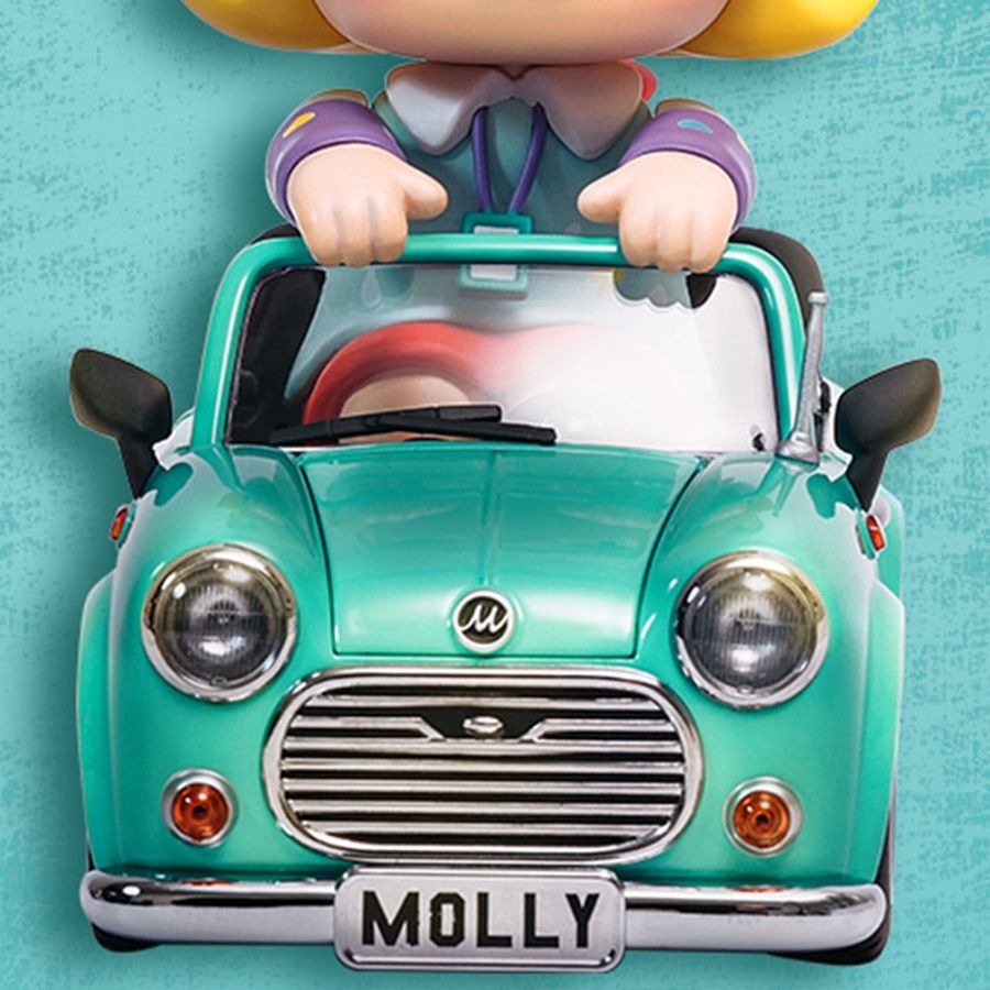 POP MART Mint Car Car 200% Figurine Molly | 723851-IML