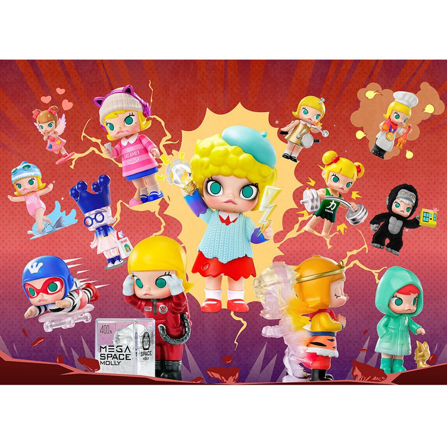 POP MART My Instant Superpower Series Blind Box Molly | 254368-YBL