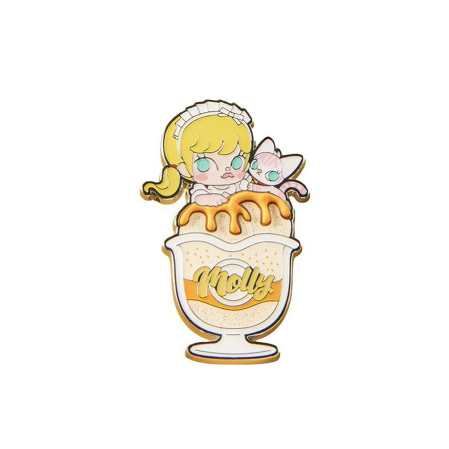 POP MART POP Summer Party Series Ice-Cream Enamel Pin Badge Molly | 064825-QHF