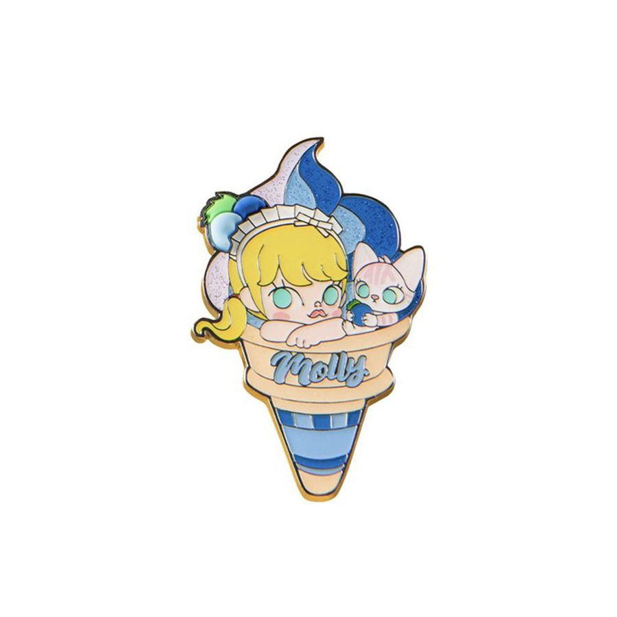 POP MART POP Summer Party Series Ice-Cream Enamel Pin Badge Molly | 064825-QHF