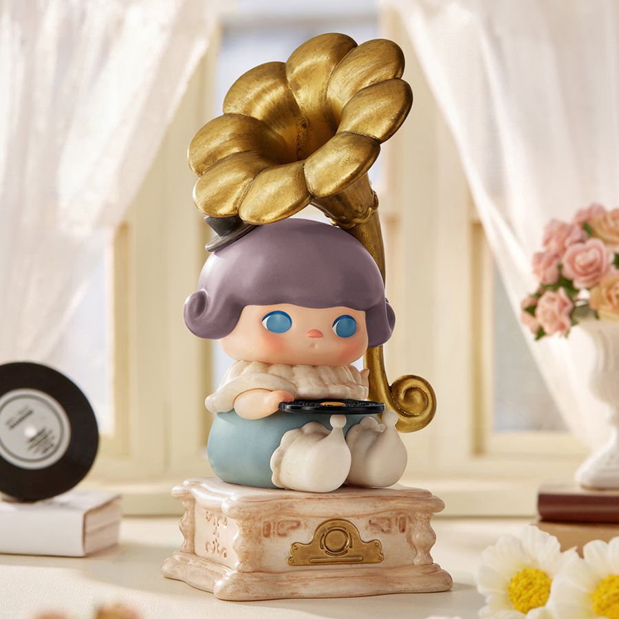 POP MART Phonograph 100% Figurine Pucky | 890637-ZLY