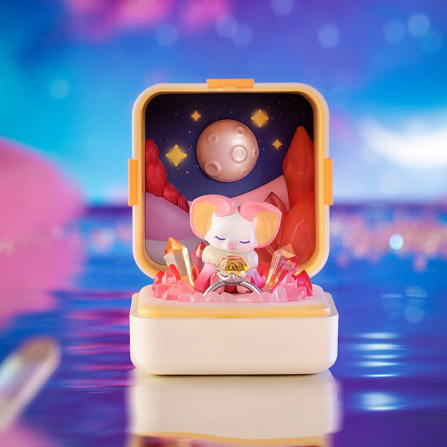 POP MART Romantic Ring Box Series Blind Box Scene Set Skullpanda | 801423-ILS