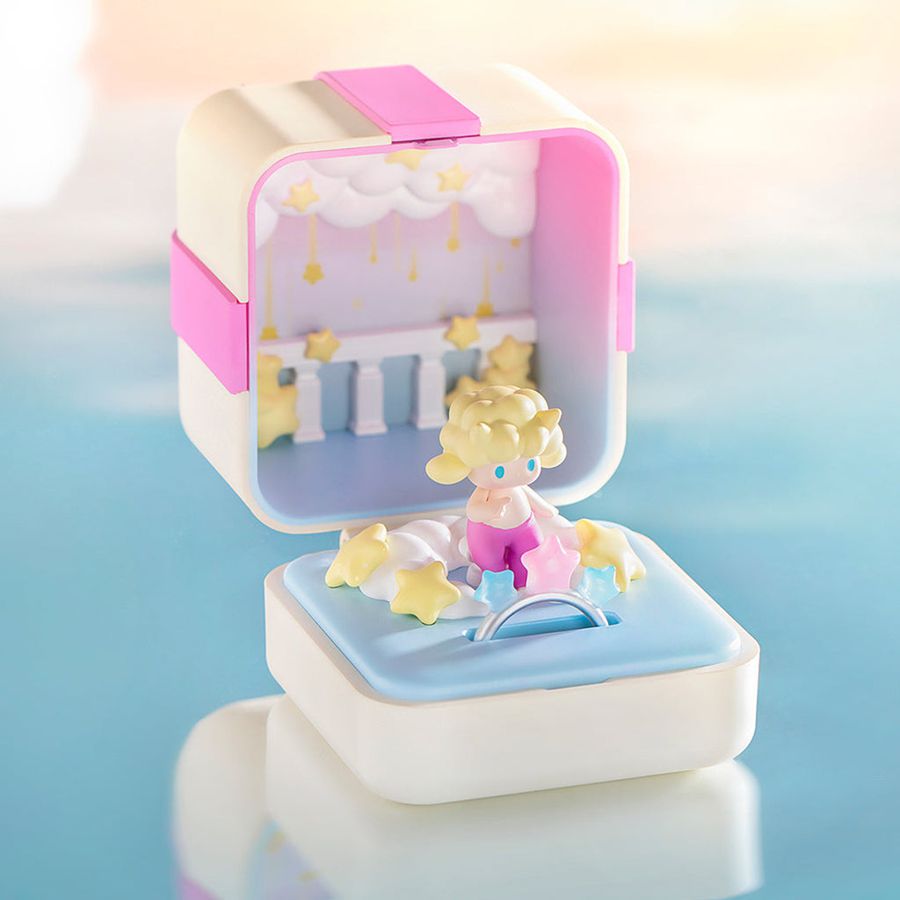 POP MART Romantic Ring Box Series Blind Box Scene Set Pucky | 196320-EAL