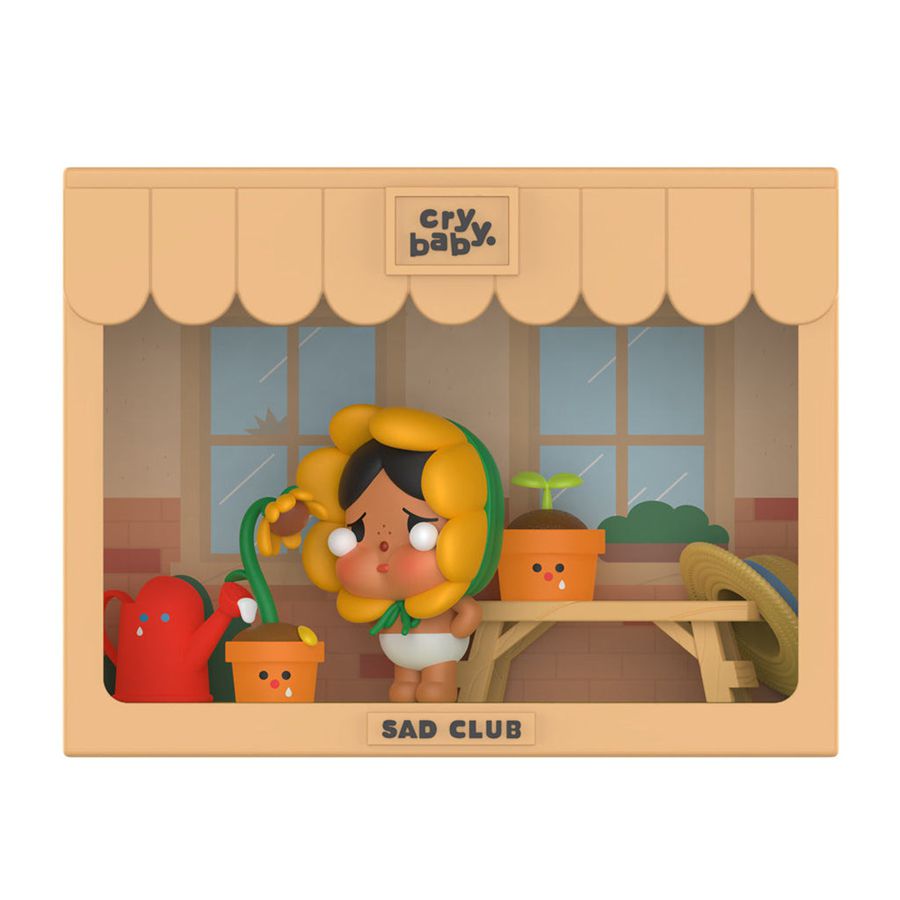 POP MART Sad Club Series Blind Box Scene Set Crybaby | 709632-QHN