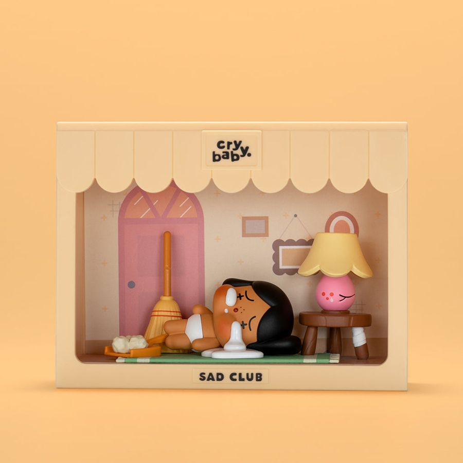 POP MART Sad Club Series Blind Box Scene Set Crybaby | 709632-QHN