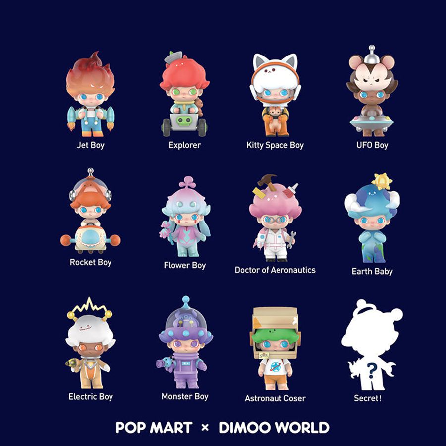 POP MART Space Travel Series Blind Box Dimoo | 415962-SYZ