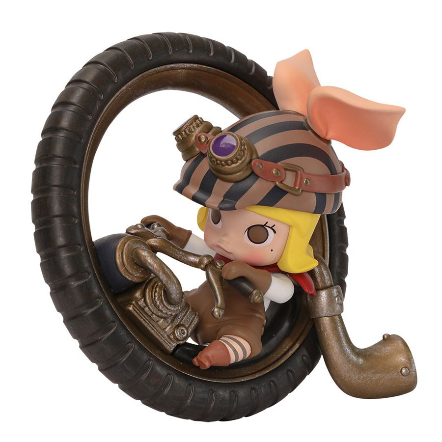 POP MART Steam Punk Piggy Bike 100% Figurine Molly | 659108-KEP