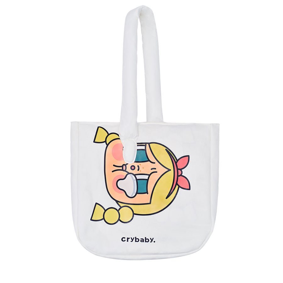 POP MART Sunset Concert Series Cotton Filled Tote Bag Crybaby | 852467-ERA