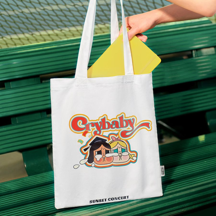 POP MART Sunset Concert Series Tote Bag Crybaby | 794581-JDM