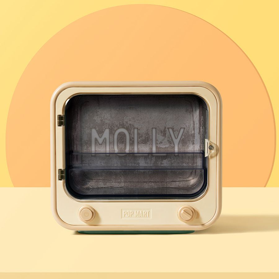 POP MART TV Set Luminous Display Box Container - Anniversary Sta Molly | 763298-MBL