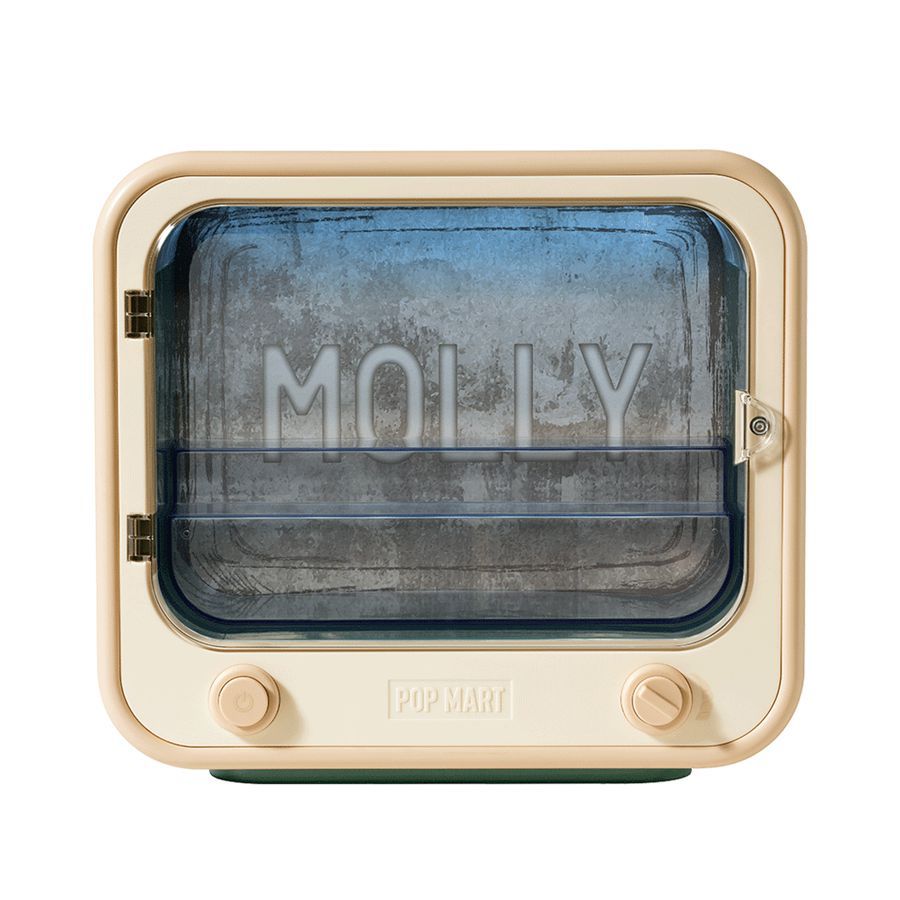 POP MART TV Set Luminous Display Box Container - Anniversary Sta Molly | 763298-MBL