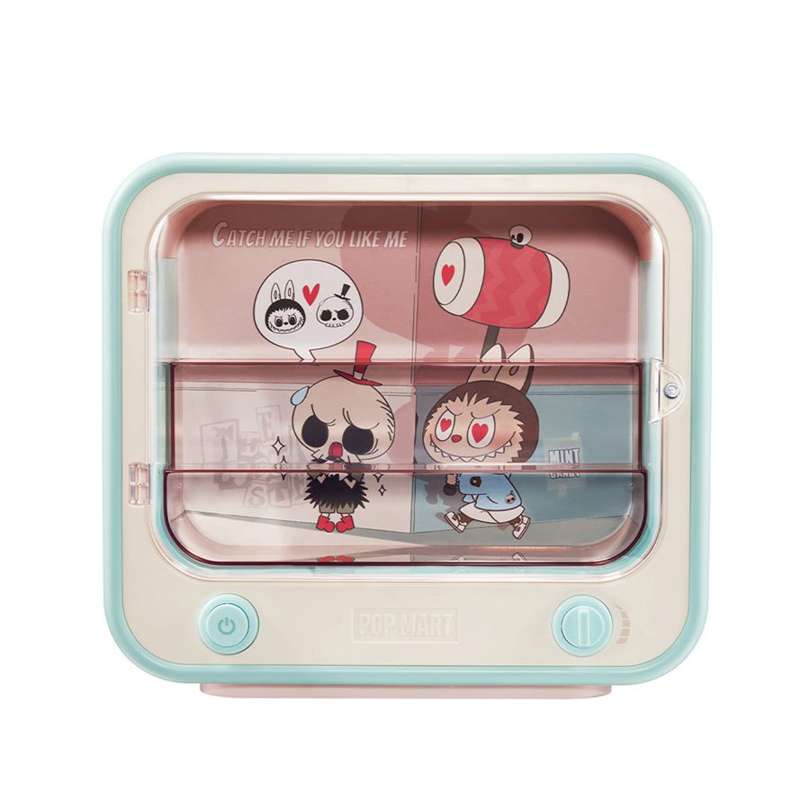 POP MART TV Set Luminous Display Box Container - Catch Me The Monsters | 387621-RPX